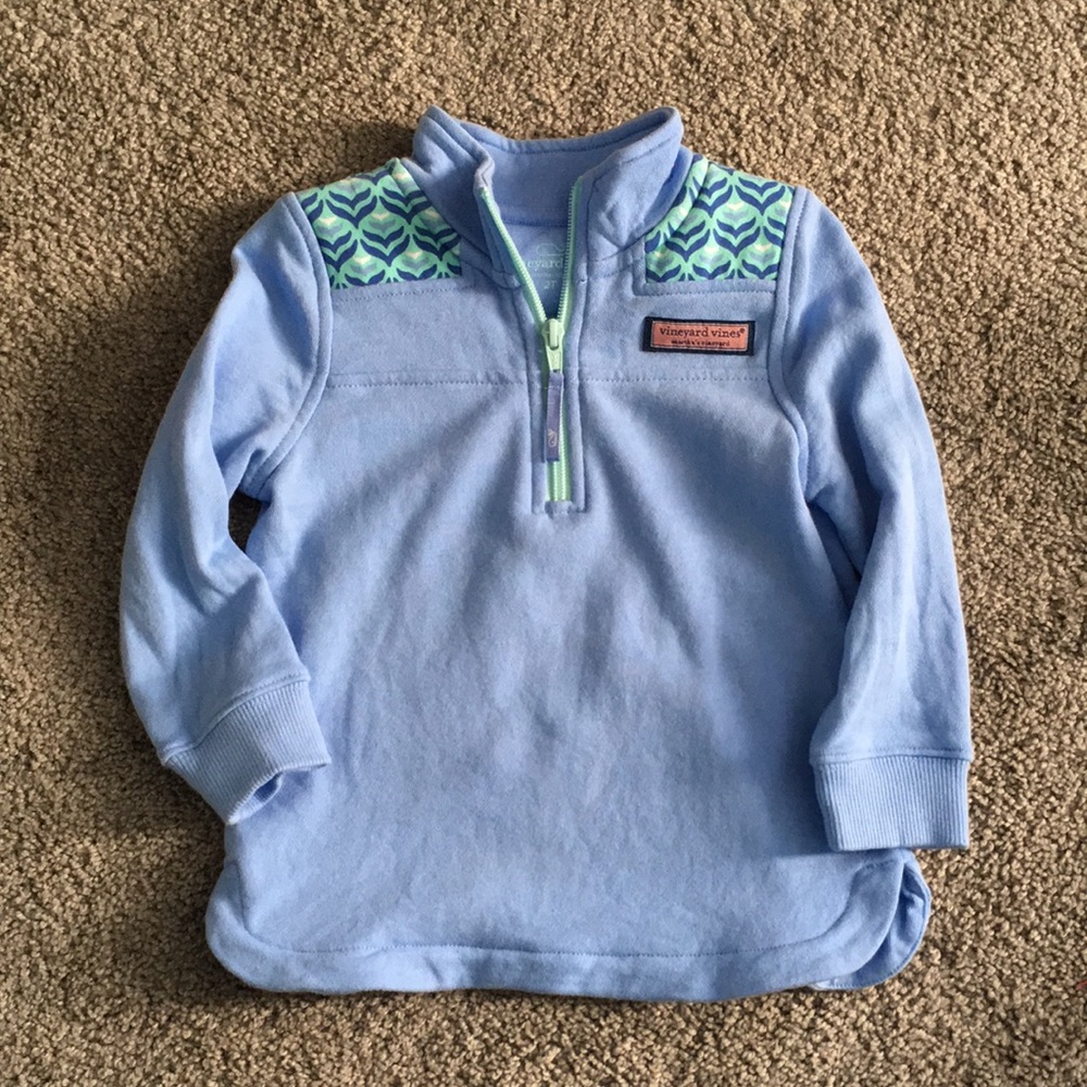 Vineyard Vines Shep pullover top, girls size 2